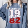 Reunion 1982 Class Of 1982 Reunion 82 Graduation 1982 Comfort Colors Sweatshirt Blue Jean