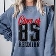Reunion 1985 Matching Graduation High School Class Of 1985 Comfort Colors Sweatshirt Blue Jean