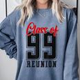 Reunion 1999 Matching Graduation High School Class Of 1999 Comfort Colors Sweatshirt Blue Jean