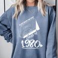 Reunion Class Of 1980 School Graduation Blast From The Past Comfort Colors Sweatshirt Blue Jean