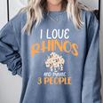 I Like Rhinos And Maybe 3 People Introvert Animal Comfort Colors Sweatshirt Blue Jean I Like Rhinos And Maybe 3 People Introvert Animal Comfort Colors Sweatshirt Blue Jean