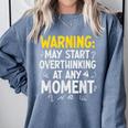 Sarcastic Saying For Overthinkers Introverts Comfort Colors Sweatshirt Blue Jean Sarcastic Saying For Overthinkers Introverts Comfort Colors Sweatshirt Blue Jean