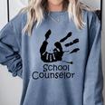 School Counselor t Shirt School Teacher Graduation Idea Comfort Colors Sweatshirt Blue Jean