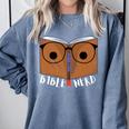 Seminary Grad Graduation Bible Theology Nerd Premium Comfort Colors Sweatshirt Blue Jean