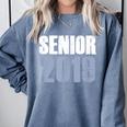 Senior 2019 Shirt Graduation Class Back To School Tee Comfort Colors Sweatshirt Blue Jean