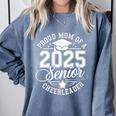 Senior 2025 Cheer Team Mom High School Graduation Outfit Comfort Colors Sweatshirt Blue Jean