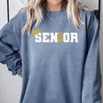 Senior 2025 Graduation 2025 Class Senior 2025 Grad Comfort Colors Sweatshirt Blue Jean