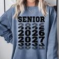 Senior 2026 2027 Class Of Graduation Comfort Colors Sweatshirt Blue Jean