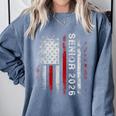Senior 2026 American Flag Shirt USA Graduation Class Of 2026 Comfort Colors Sweatshirt Blue Jean