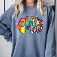 Senior Class Of 2019 Boho Tie Dye Graduation Comfort Colors Sweatshirt Blue Jean