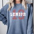 Senior Class Of 2019 Graduation Graduate School Comfort Colors Sweatshirt Blue Jean