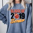 Senior Class Of 2019 Tshirt Graduation Students Football Comfort Colors Sweatshirt Blue Jean