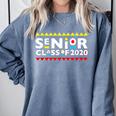 Senior Class Of 2020 90s TV Graduation For Grad Comfort Colors Sweatshirt Blue Jean