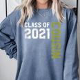 Senior Class Of 2021 Cousin Graduation Comfort Colors Sweatshirt Blue Jean