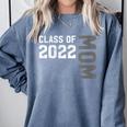 Senior Class Of 2022 Mom Graduation Comfort Colors Sweatshirt Blue Jean