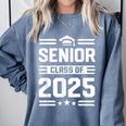 Senior Class Of 2025 Shirt High School Graduation 2025 Comfort Colors Sweatshirt Blue Jean