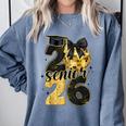 Senior Class Of 2026 Senior Girl Graduation Cap Coquette Bow Comfort Colors Sweatshirt Blue Jean