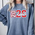 Senior Class Of 2026 Graduation Back To School Senior 26 Comfort Colors Sweatshirt Blue Jean