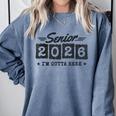 Senior Class Of 2026 Senior Graduation 2026 Senior 2026 Comfort Colors Sweatshirt Blue Jean