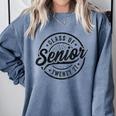 Senior Class Of 2027 Graduation 2027 Senior 2027 Comfort Colors Sweatshirt Blue Jean