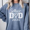 Senior Dad 2026 Graduation Class Of 2026 Men Daddy Father Comfort Colors Sweatshirt Blue Jean