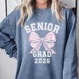 Senior Grad 2026 Class Of 2026 Senior Graduation 2026 Comfort Colors Sweatshirt Blue Jean