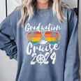 Senior Graduation Trip Cruise 2024 Retro Ship Party Cruise Comfort Colors Sweatshirt Blue Jean