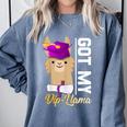 Senior Graduation TShirt 2019 Got My Diploma Llama Pun Shirt Comfort Colors Sweatshirt Blue Jean