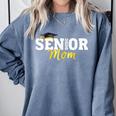 Senior Mom 2026 Class Of 2026 Graduation 26 Family Matching Comfort Colors Sweatshirt Blue Jean
