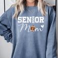 Senior Mom 2026 Football Mommy Class Of 2026 Graduation Comfort Colors Sweatshirt Blue Jean