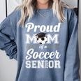 Senior Mom Class Of 2026 Soccer Mom Graduation Comfort Colors Sweatshirt Blue Jean