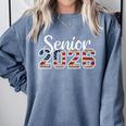 Senior Year 2026 American Flag USA Graduation Class Of 2026 Comfort Colors Sweatshirt Blue Jean