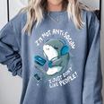 Shark Don’t Like People Antisocial Introvert Comfort Colors Sweatshirt Blue Jean Shark Don’t Like People Antisocial Introvert Comfort Colors Sweatshirt Blue Jean