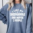 Sheepadoodle Fur Parent Sheeppoo Lover Dog Owner Introvert Comfort Colors Sweatshirt Blue Jean Sheepadoodle Fur Parent Sheeppoo Lover Dog Owner Introvert Comfort Colors Sweatshirt Blue Jean