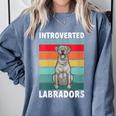 Silver Labrador Retriever Introvert Silver Lab Comfort Colors Sweatshirt Blue Jean Silver Labrador Retriever Introvert Silver Lab Comfort Colors Sweatshirt Blue Jean