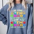 So Long 1st Grade 2nd Grade Here I Come Graduation 2022 Comfort Colors Sweatshirt Blue Jean