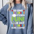 So Long 8th Grade 9th Grade Here I Come Graduation Comfort Colors Sweatshirt Blue Jean
