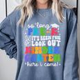 So Long Pre K Graduation Kindergarten Here I Come Kids 2024 Comfort Colors Sweatshirt Blue Jean