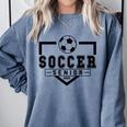 Soccer Senior Night Soccer Senior 2025 Graduation 30 Comfort Colors Sweatshirt Blue Jean