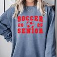Soccer Senior Night Soccer Senior 2025 Graduation 4 Comfort Colors Sweatshirt Blue Jean