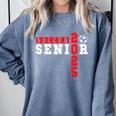 Soccer Senior Night Soccer Senior 2025 Graduation 5 Comfort Colors Sweatshirt Blue Jean