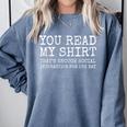 Social Interaction Introvert Humor Comfort Colors Sweatshirt Blue Jean Social Interaction Introvert Humor Comfort Colors Sweatshirt Blue Jean