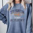 Star Wars TIE Fighter Academy Graduation Comfort Colors Sweatshirt Blue Jean