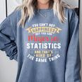 Statistics Major Student Shirt Graduation College Comfort Colors Sweatshirt Blue Jean