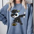 Student Graduation 2022 Panda Football Boys Girls Teenager Comfort Colors Sweatshirt Blue Jean