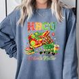 Students Future HBCU Grad History Graduation Comfort Colors Sweatshirt Blue Jean
