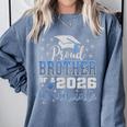 Super Proud Brother Of 2026 Graduate Graduation Family Comfort Colors Sweatshirt Blue Jean