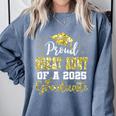 Super Proud Great Aunt Of 2025 Graduate Graduation Family Comfort Colors Sweatshirt Blue Jean