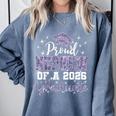 Super Proud Nephew Of 2026 Graduate Senior Graduation Family Comfort Colors Sweatshirt Blue Jean