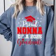 Super Proud Nonna Of 2025 Graduate Senior Graduation Family Comfort Colors Sweatshirt Blue Jean
